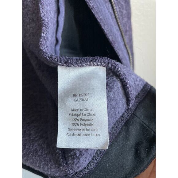 MOUNTAIN KHAKIS Fleece Sweater Jacket Womens SMALL Purple Zip Up - Picture 8 of 9